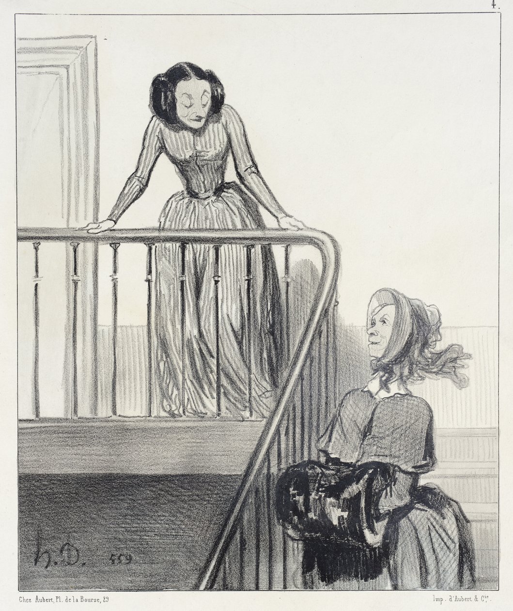 ¡Adiós, Ofelia!... de Honoré Daumier