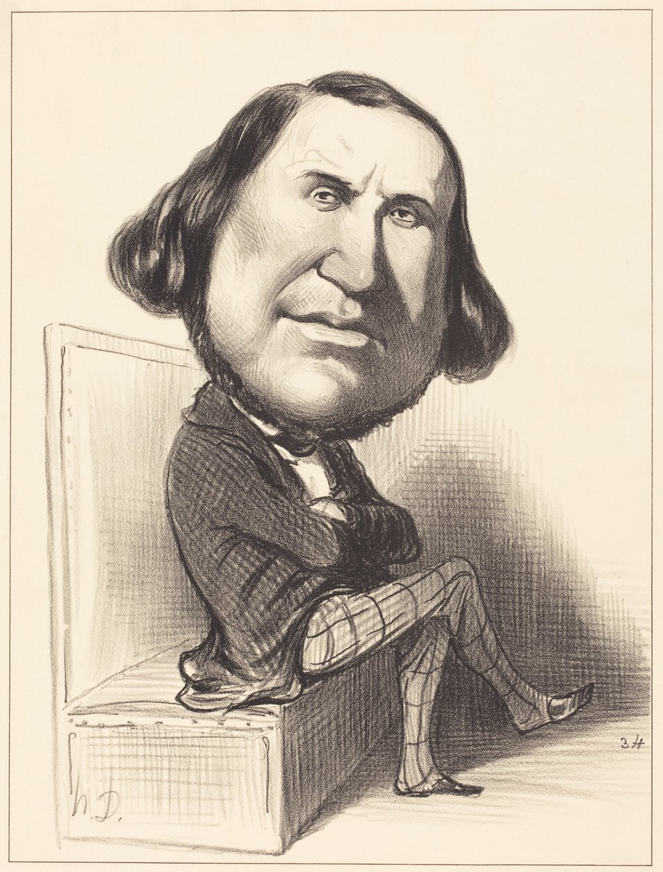Auguste Avond de Honoré Daumier