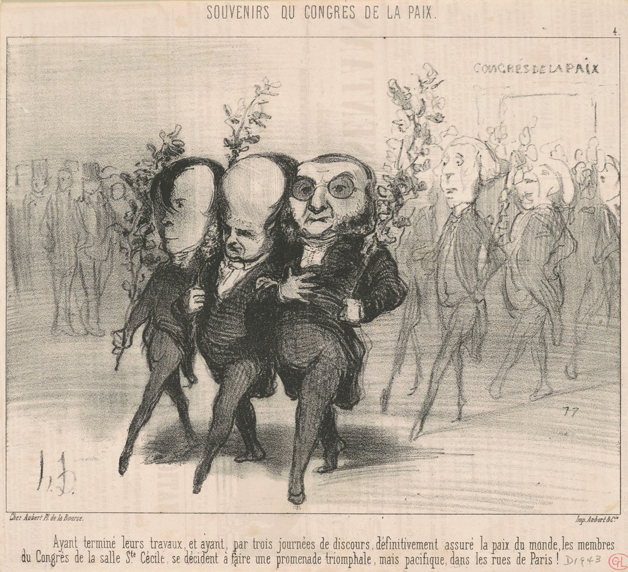 Habiendo terminado sus trabajos de Honoré Daumier