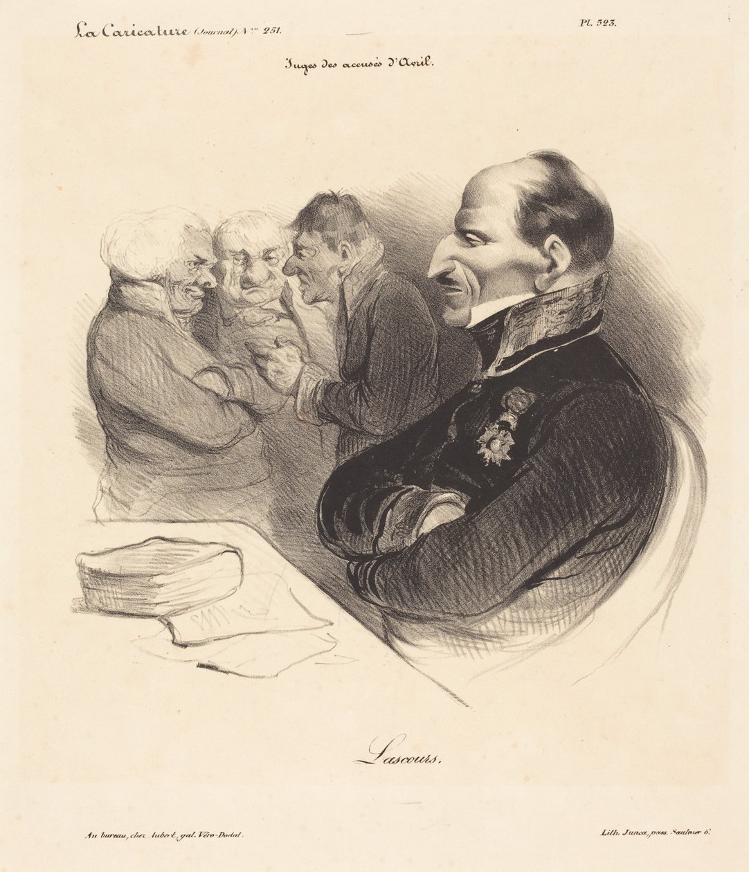 Barón de Lascours de Honoré Daumier