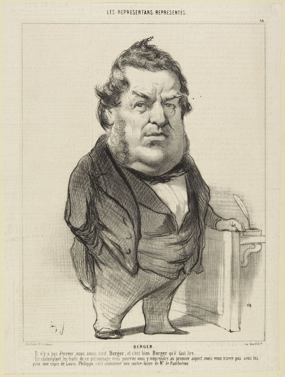 «Berger» de Honoré Daumier