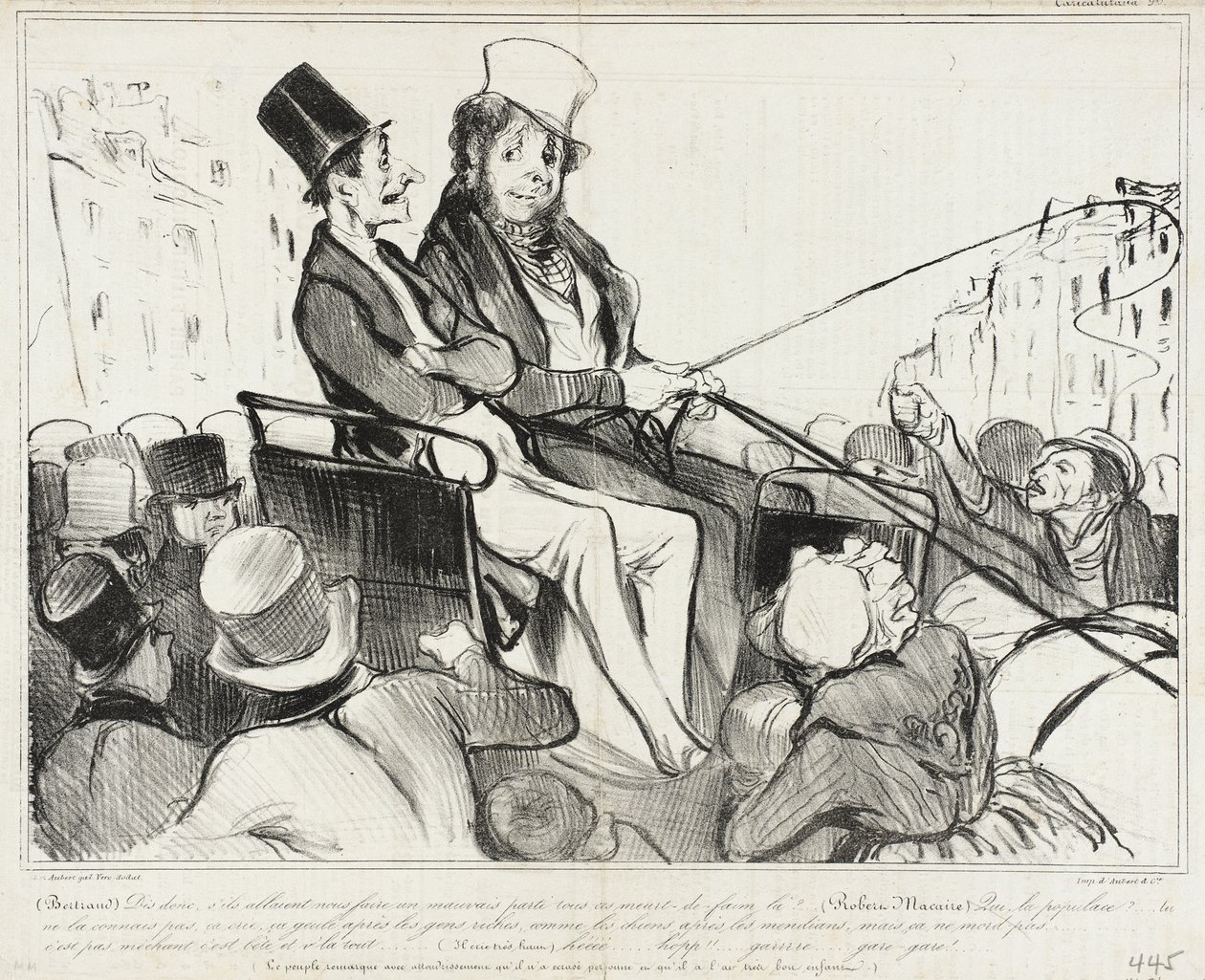 Bertrand, oye, ¿y si nos hicieran... de Honoré Daumier