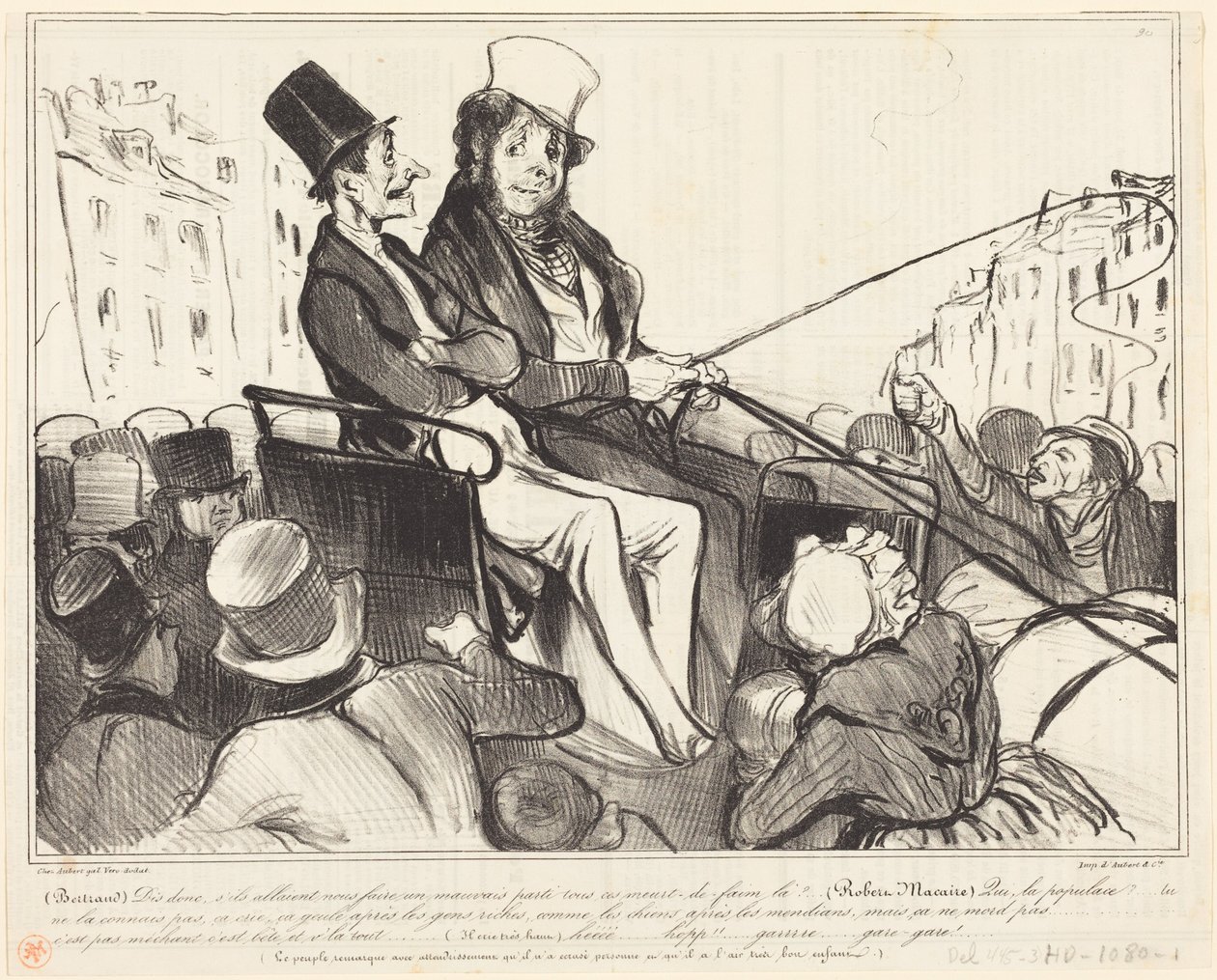 Bertrand, oye, ¿y si nos hicieran... de Honoré Daumier