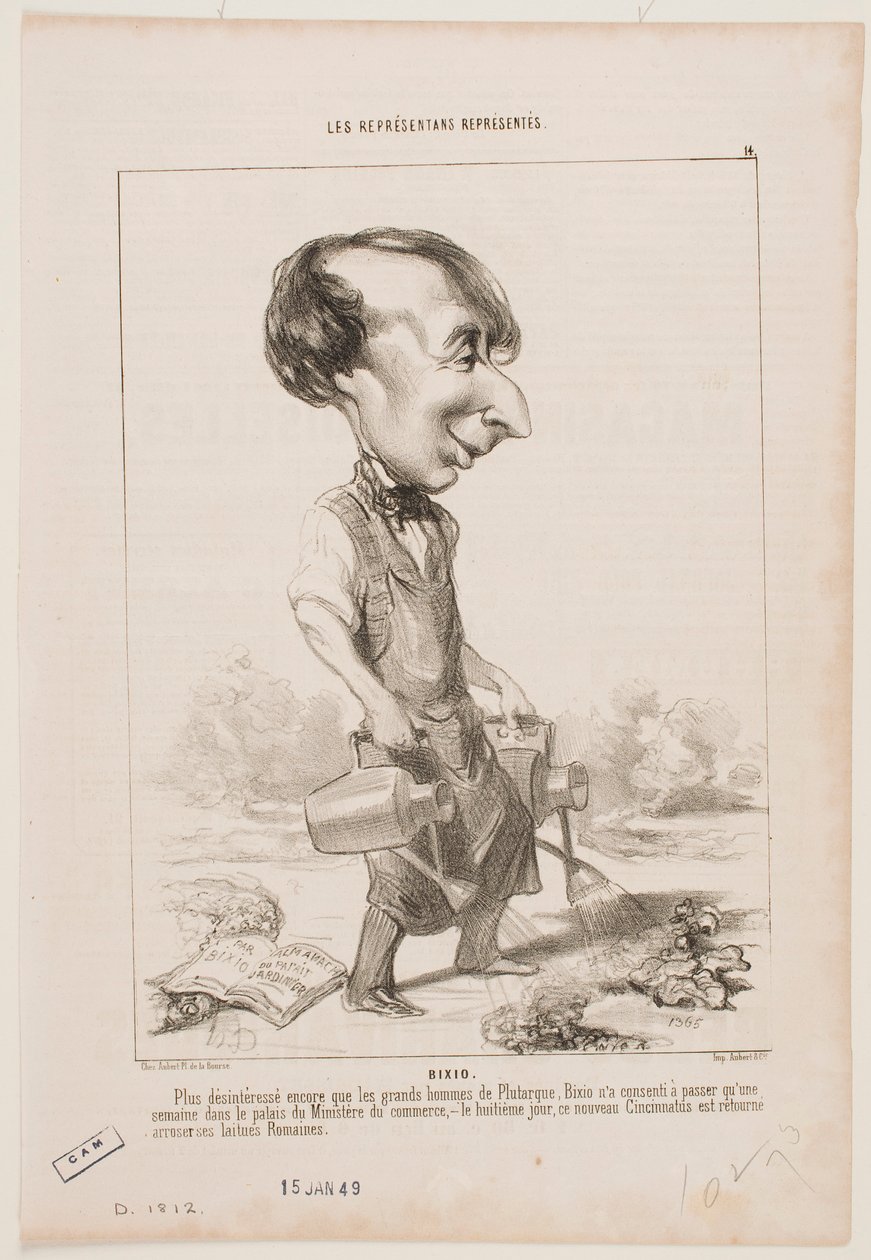 Bixio de Honoré Daumier