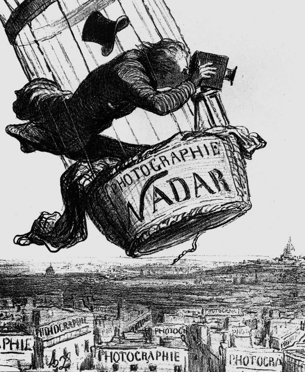 Caricatura de Gaspard-Felix Tournachon, alias Nadar (1820-1910) 1862 de Honoré Daumier