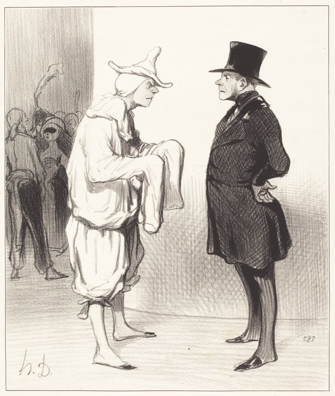 Zanahoria del volatinero de Honoré Daumier