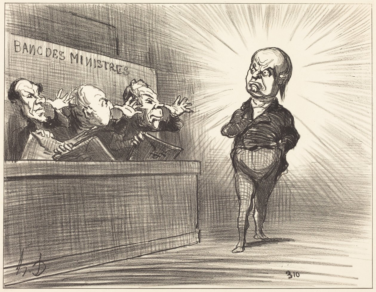Esta vez tampoco ha sido... de Honoré Daumier