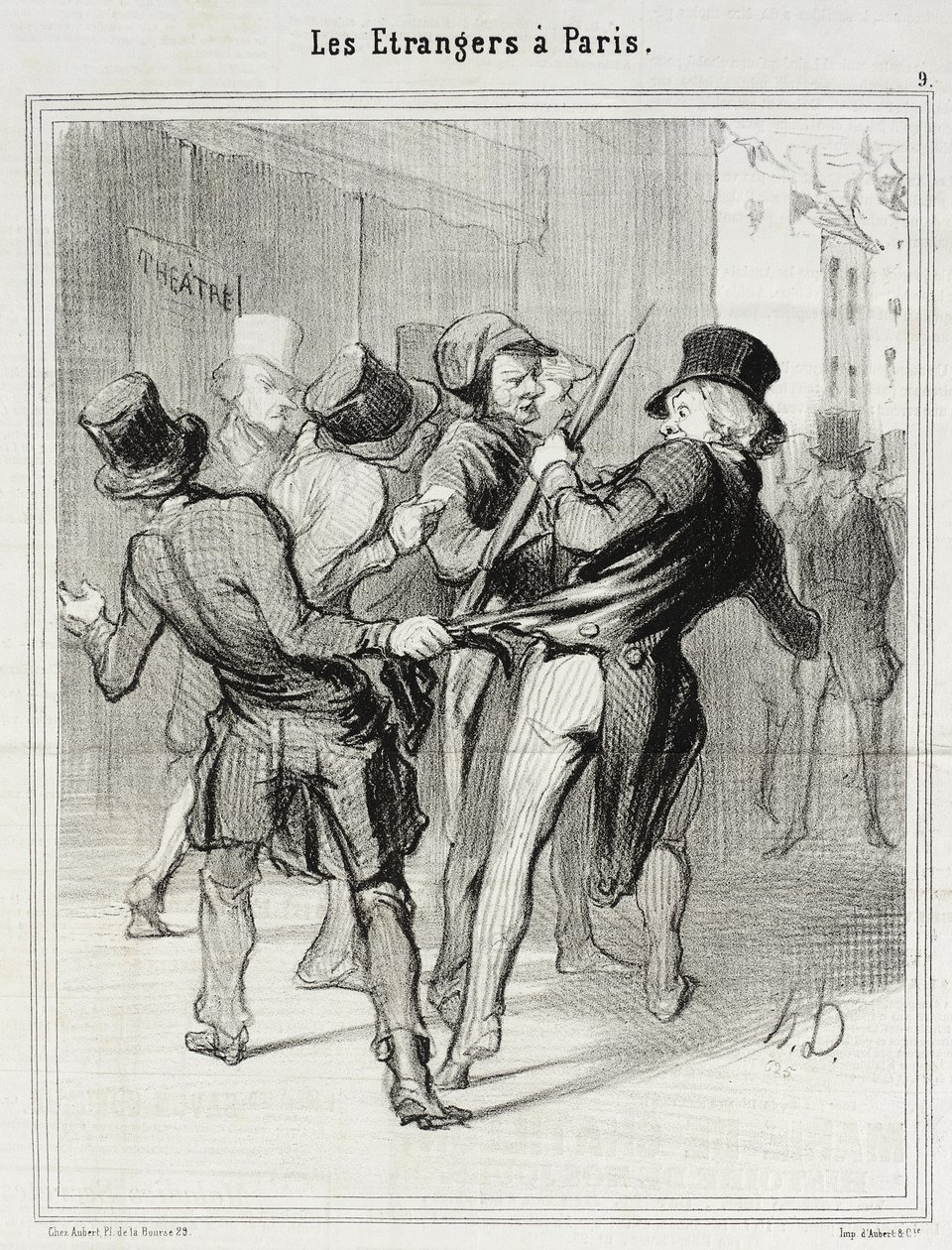 Lo que se llama las seducciones de París de Honoré Daumier