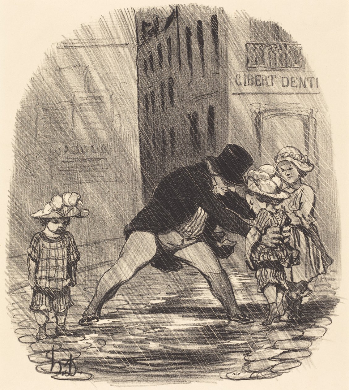 Es tonto tener en invierno, des... de Honoré Daumier