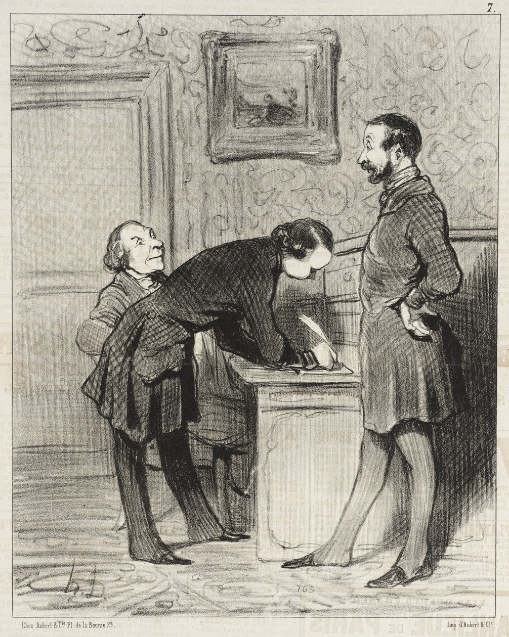 Es precisamente porque es tu amigo... de Honoré Daumier