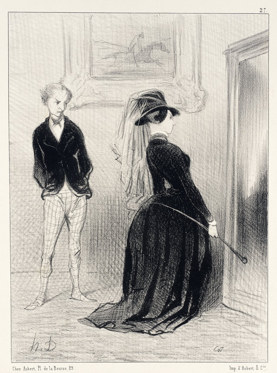 Es curioso... ahora ya no se me ocurren ideas... de Honoré Daumier