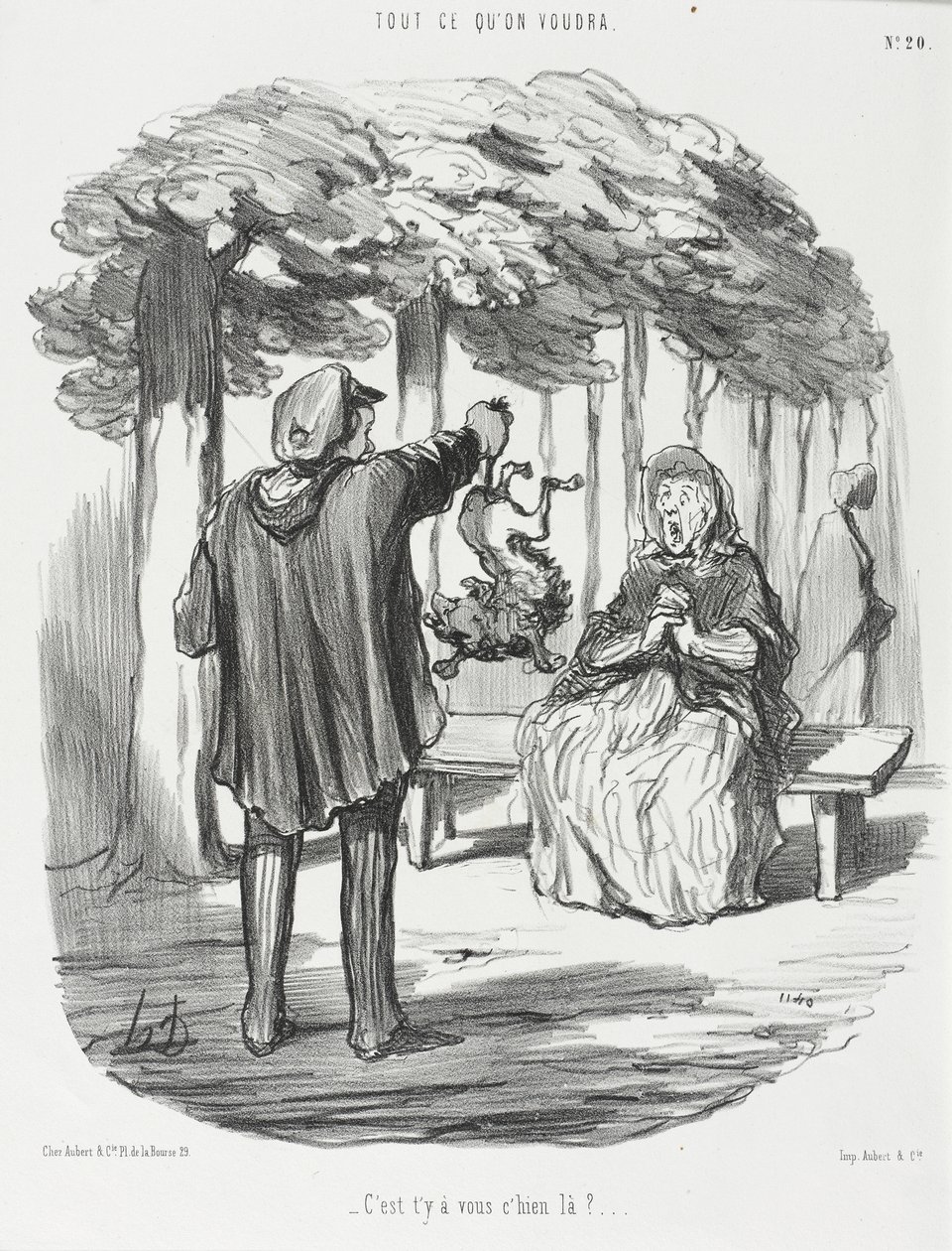 ¿Eres tú ese de ahí de Honoré Daumier