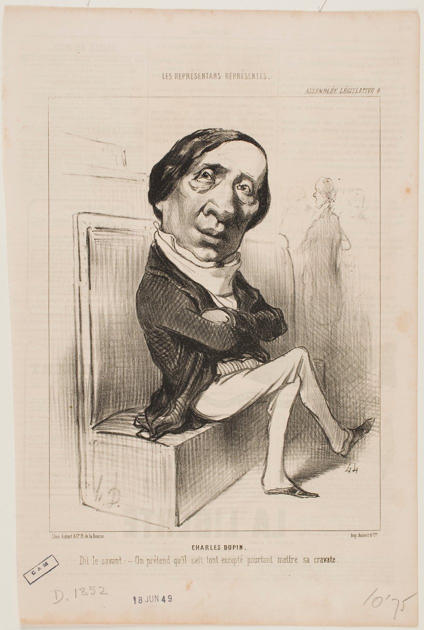 Charles Dupin de Honoré Daumier