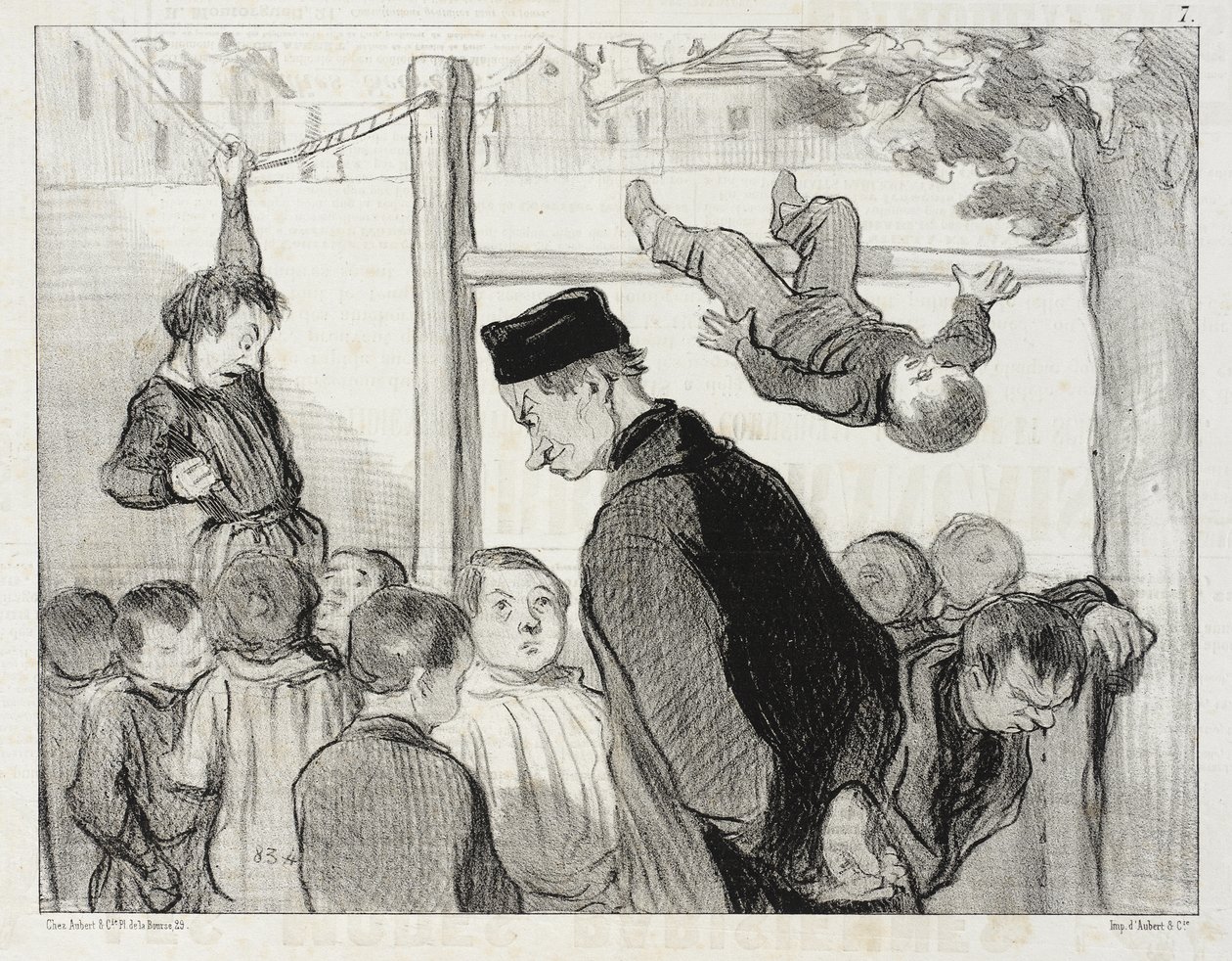 ¿Cómo es que la gimnasia fortalece las extremidades... de Honoré Daumier