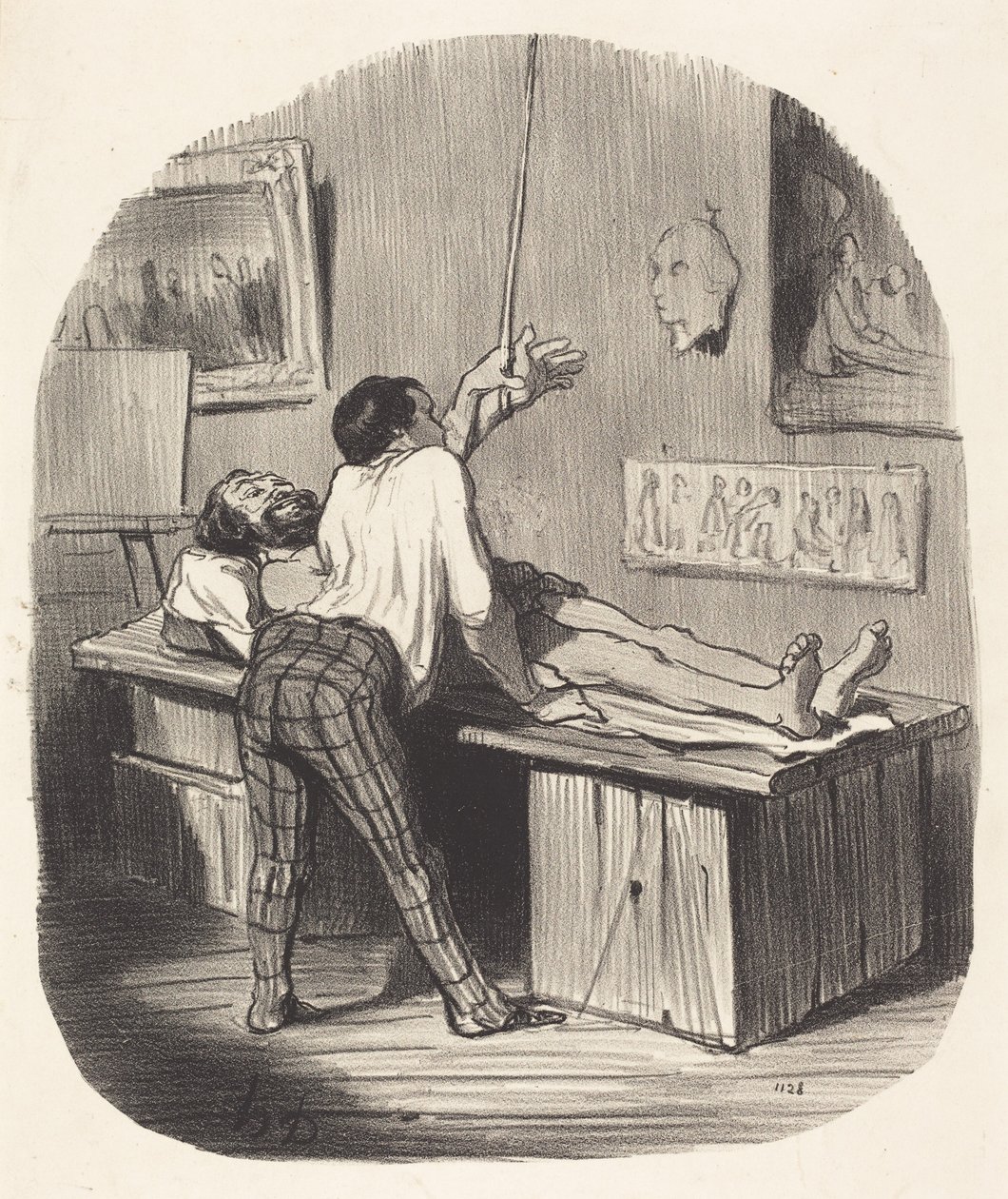 Cómo, Saint-Gervais ha tomado esto... de Honoré Daumier