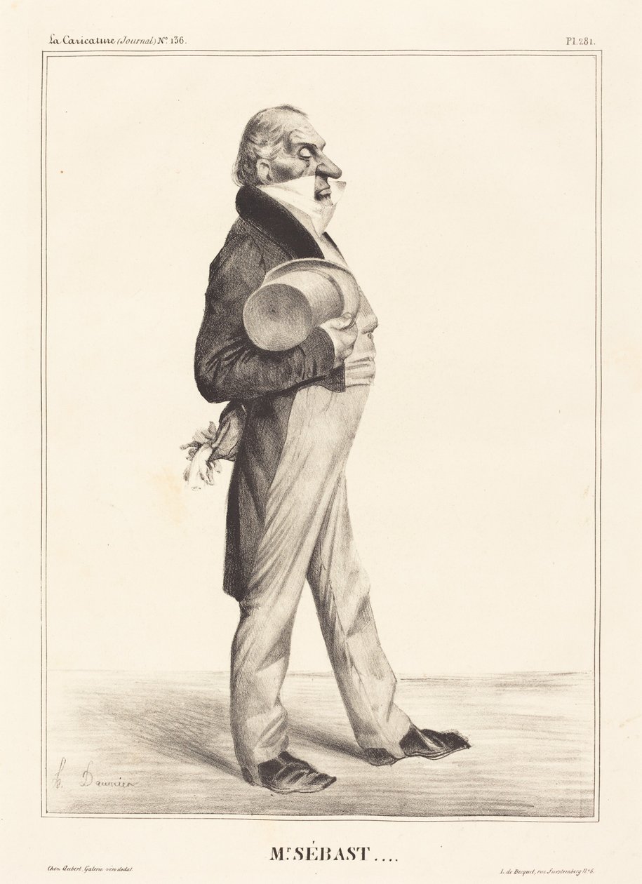 Conde Horacio Sébastiani de Honoré Daumier