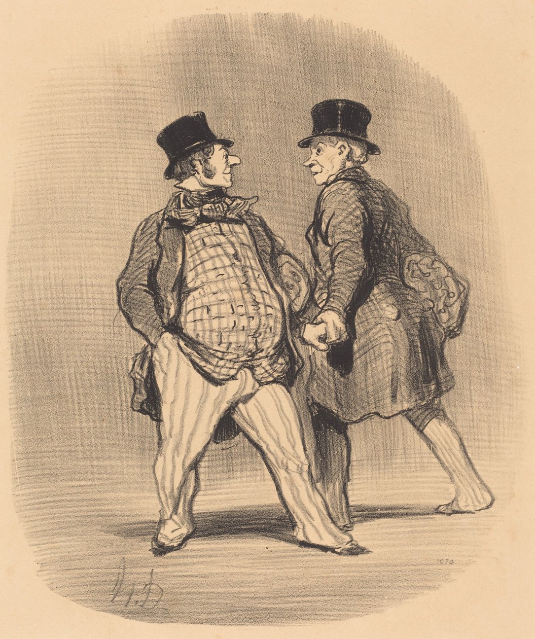 Colega, ten cuidado con el pequeño barón... de Honoré Daumier