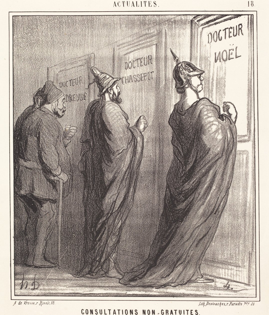 Consultas no gratuitas de Honoré Daumier