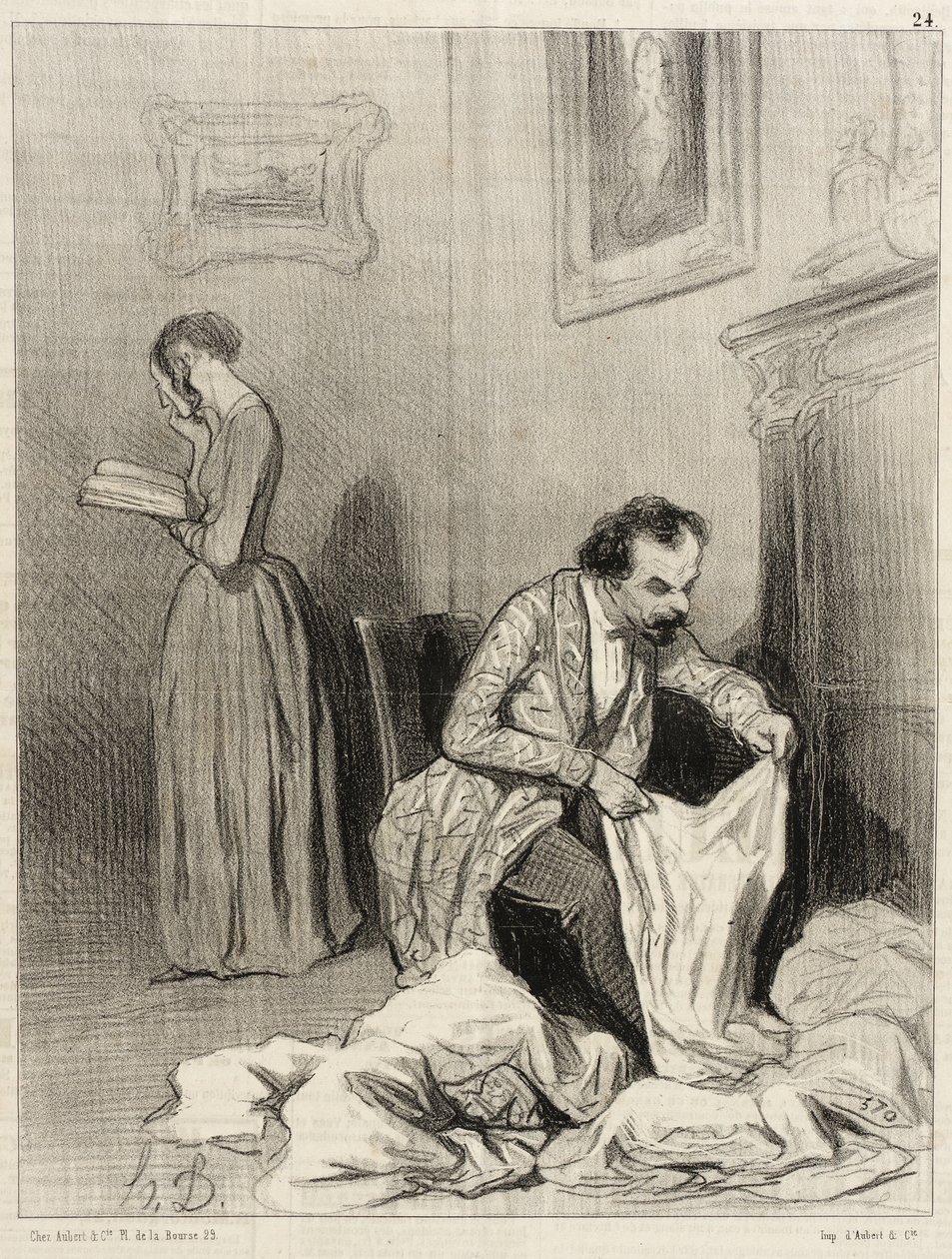 Desde que Virginie obtuvo el séptimo accésit... de Honoré Daumier