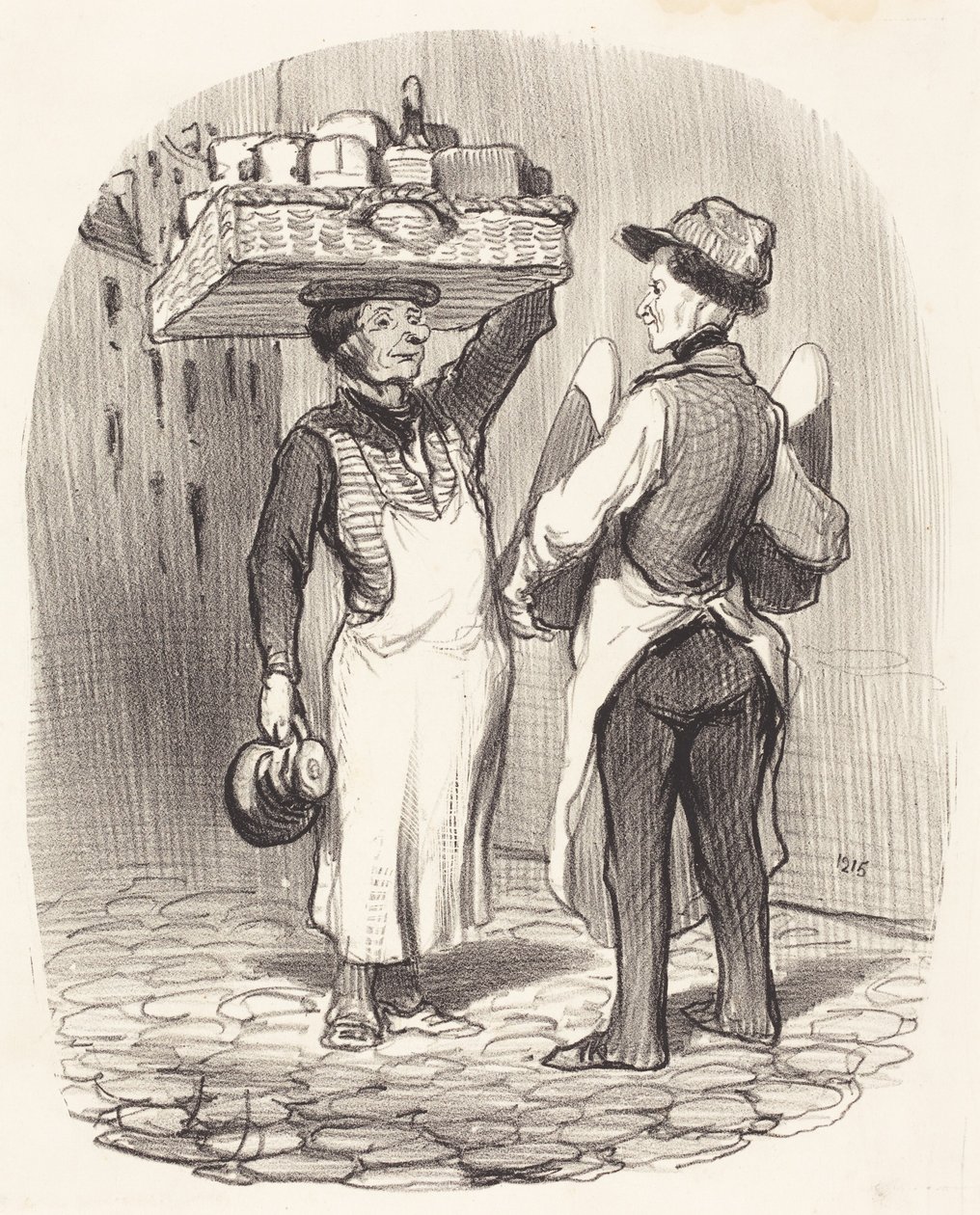 Encargados de negocios de Honoré Daumier
