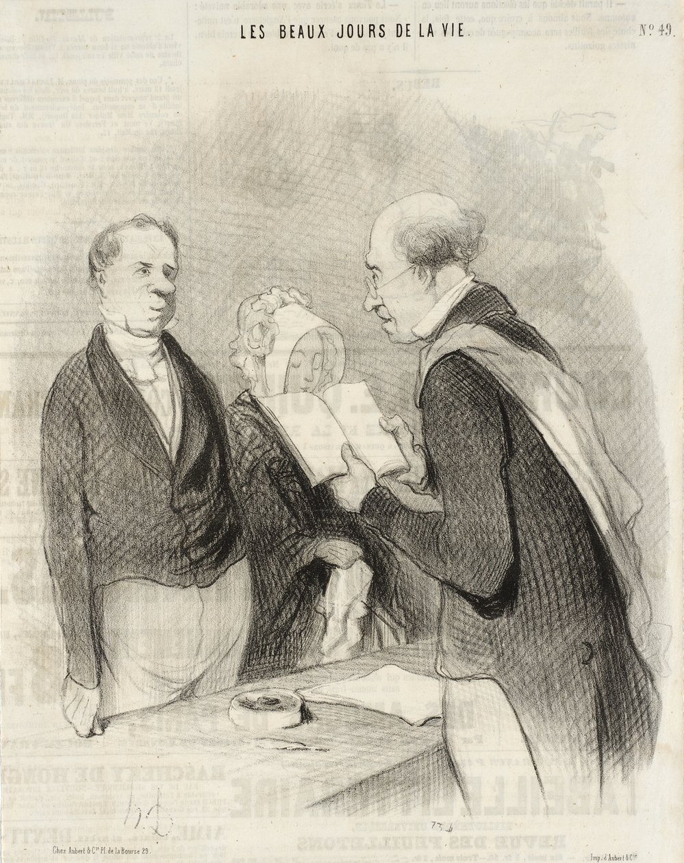 Ante el alcalde de Honoré Daumier