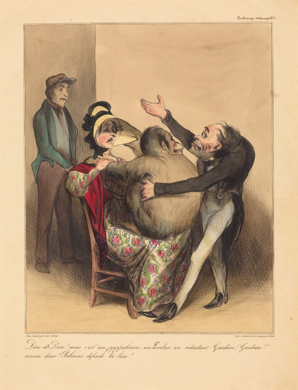 Dieu de Dieu! aber das ist ein Schlingel... de Honoré Daumier