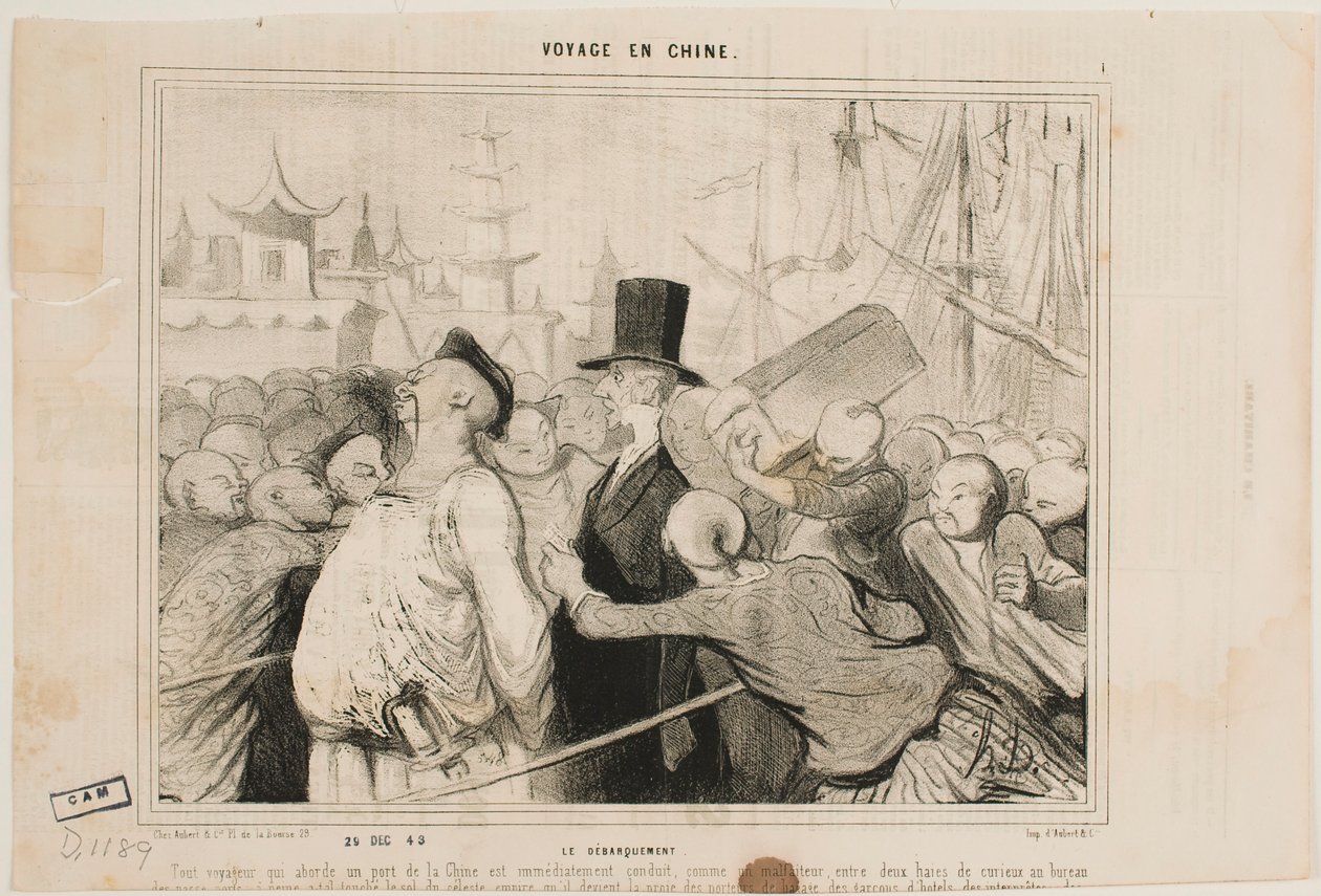 Desembarco de Honoré Daumier
