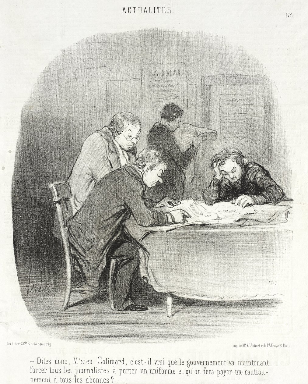 Oye, señor Colimard... de Honoré Daumier