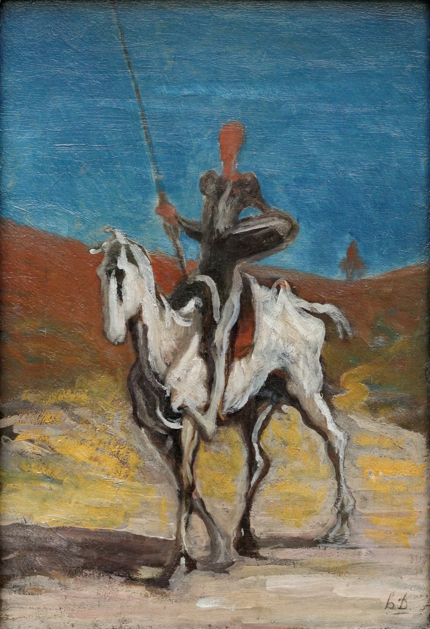 Don Quijote y Sancho Panza de Honoré Daumier