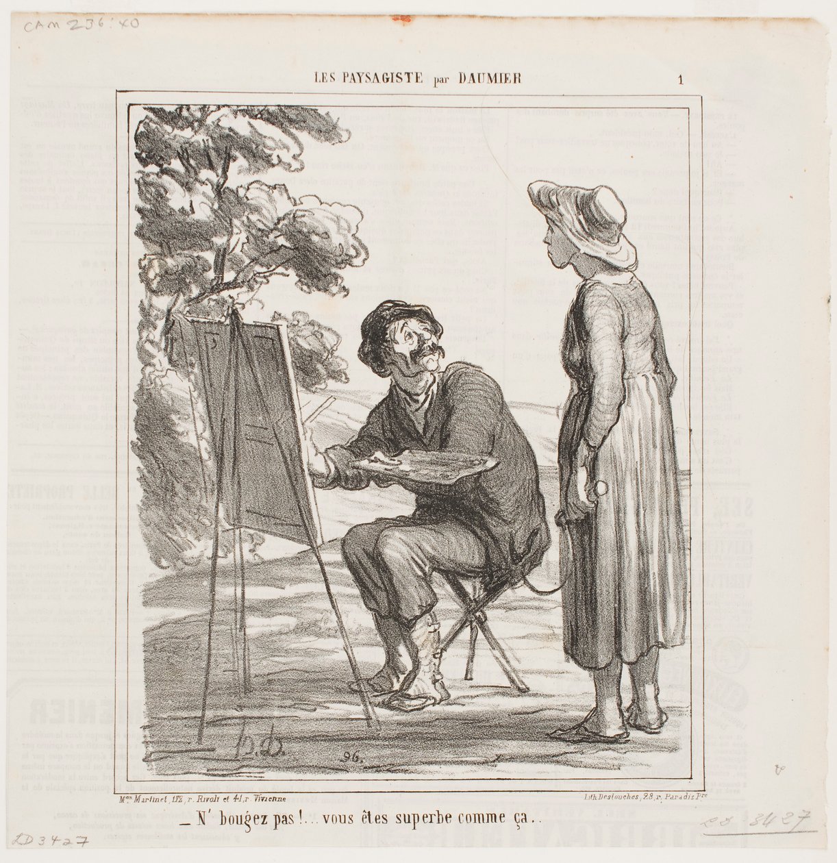 No te muevas… estás estupenda tal y como estás… de Honoré Daumier