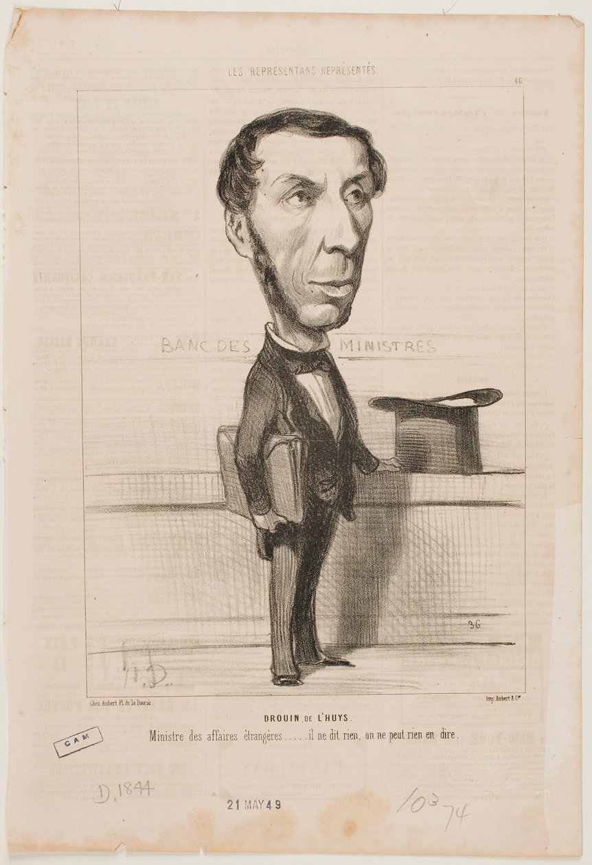 Drouin de L’Huys de Honoré Daumier