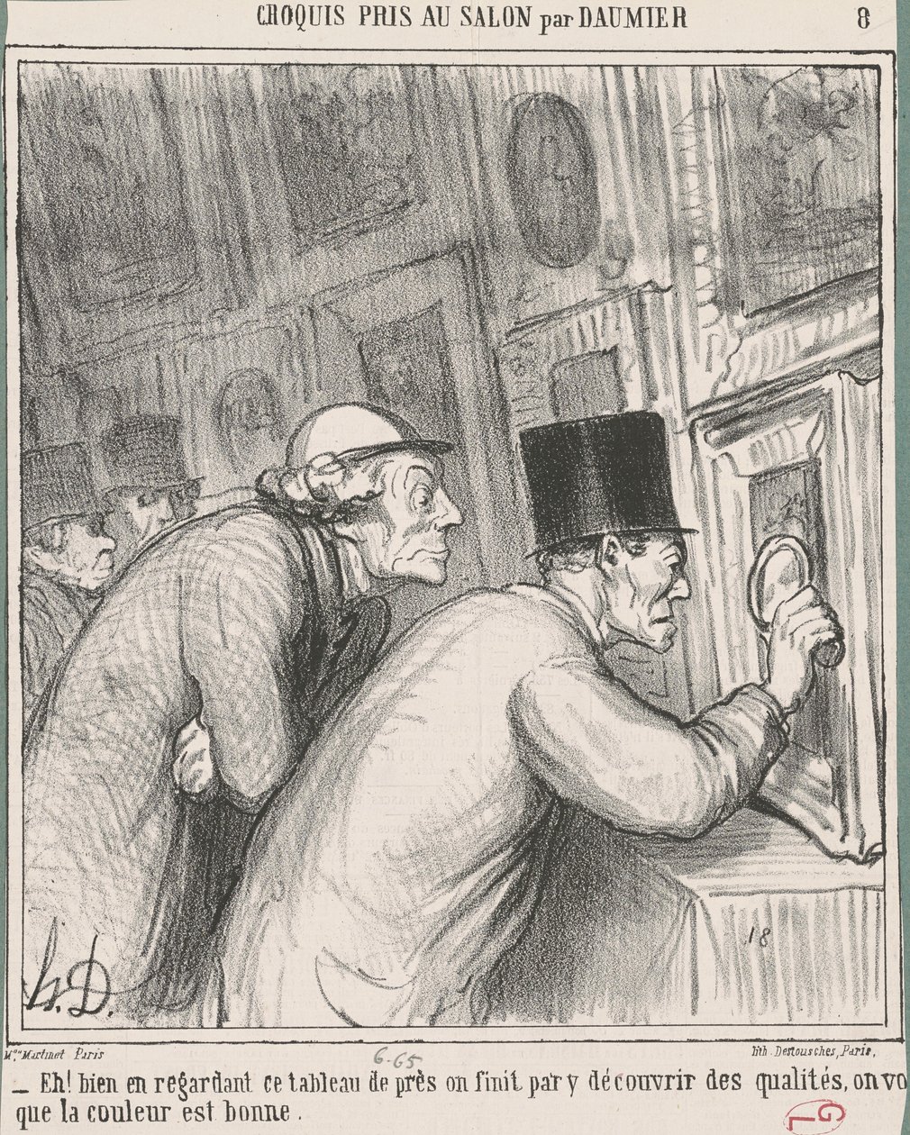 ¡Eh! Bien, mirando este cuadro de Honoré Daumier