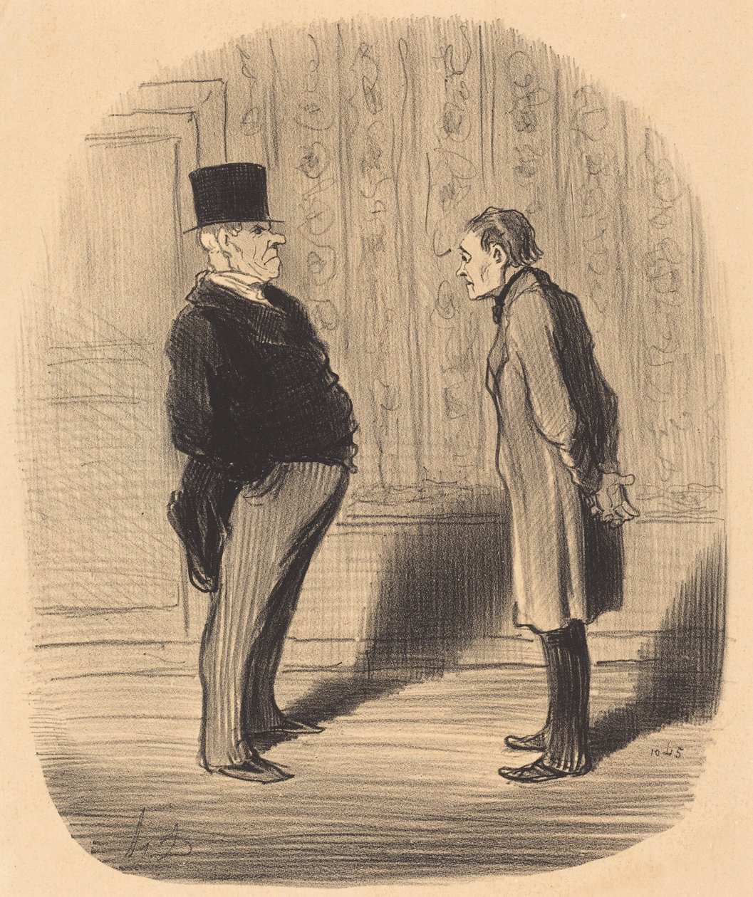 ¡Vaya! Bueno, señor, y mis tres términos... de Honoré Daumier