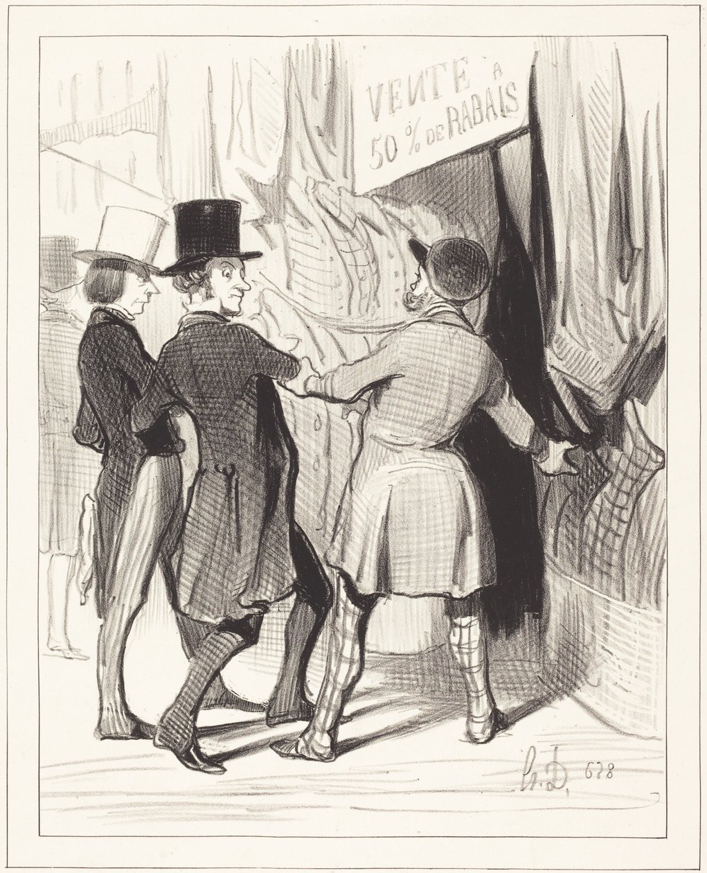 Entren Señores... aquí hay magníficos... de Honoré Daumier