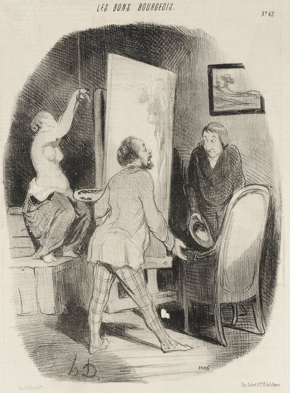 Entre, señor ... no se corte ... de Honoré Daumier
