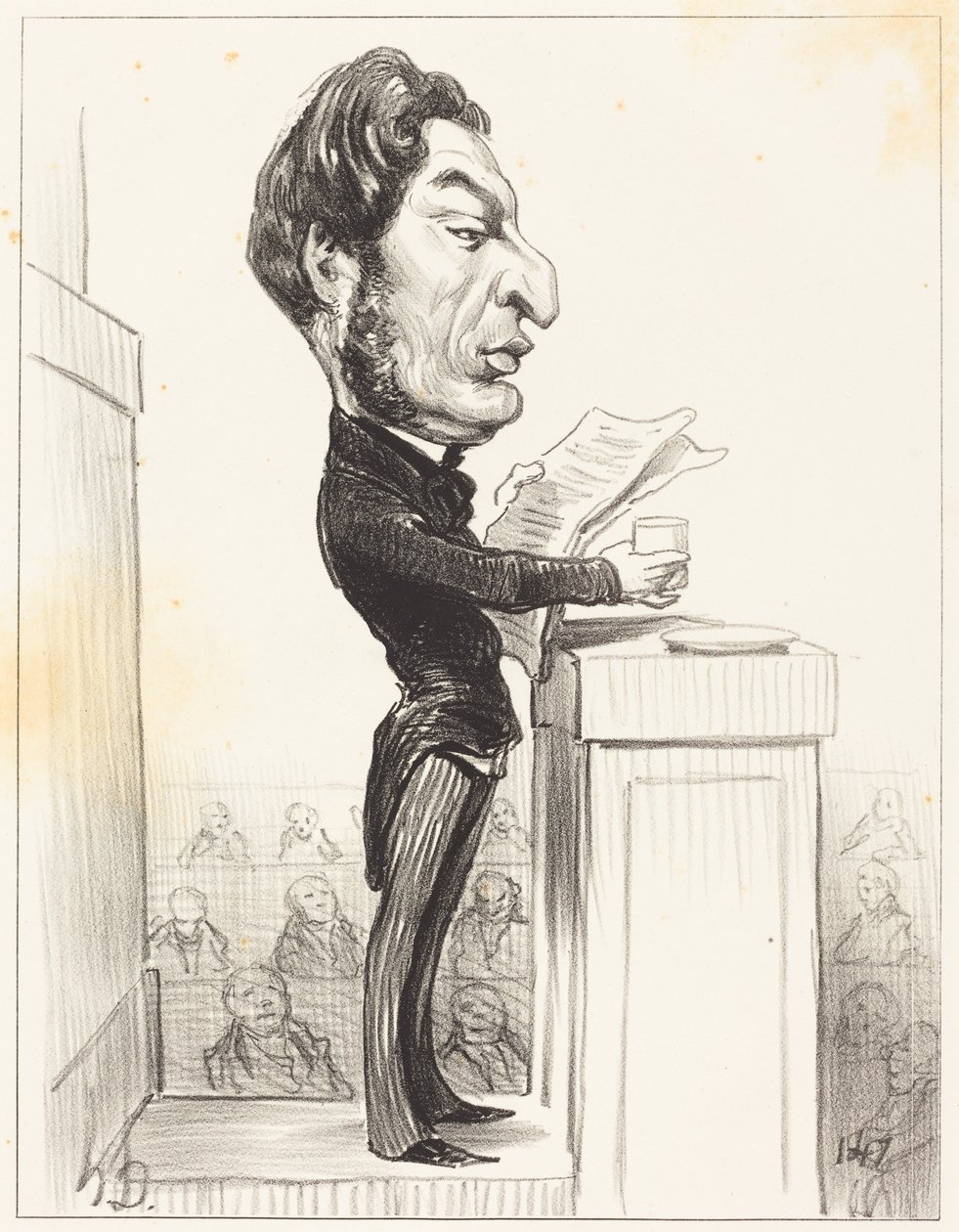 Eugène Rouher de Honoré Daumier