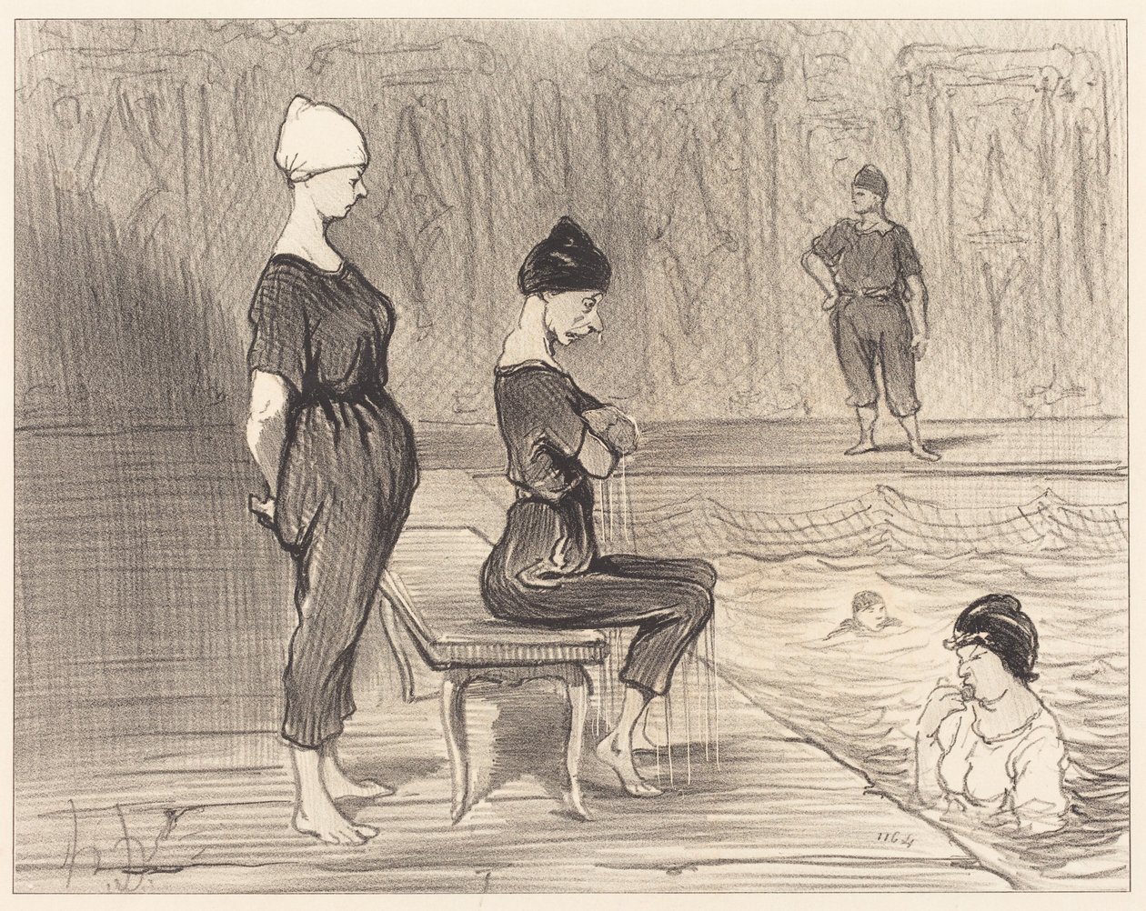 Formando todos parte de la mitad más bonita... de Honoré Daumier
