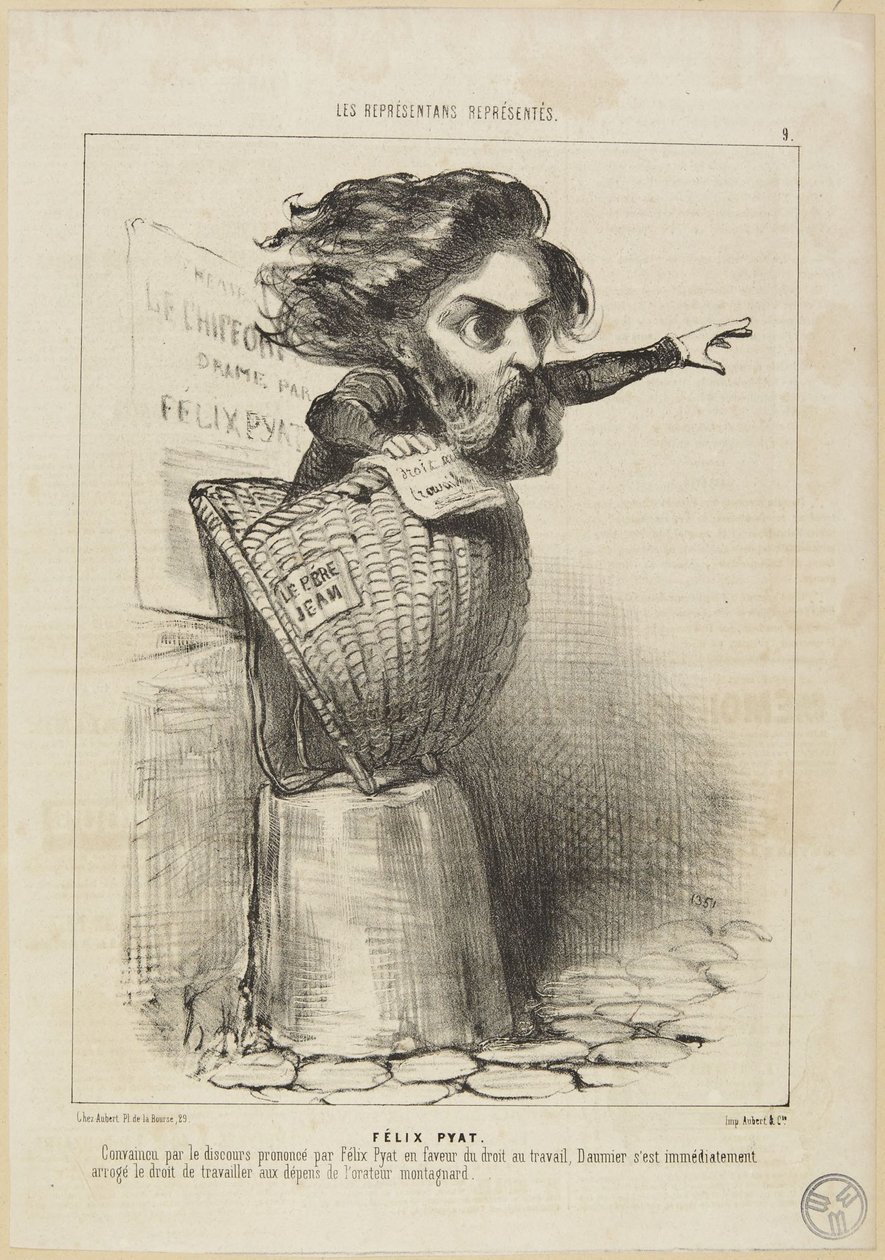 Félix Pyat de Honoré Daumier