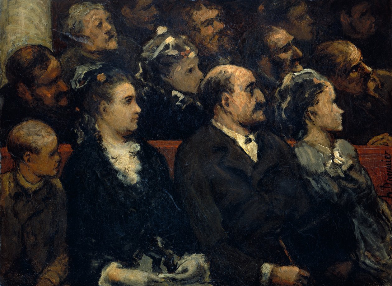 Teatro francés de Honoré Daumier