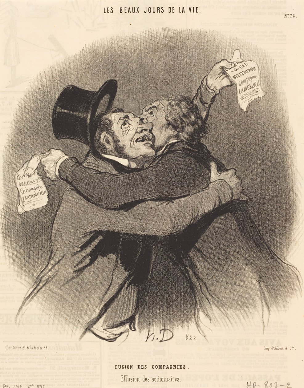 Fusión de empresas de Honoré Daumier