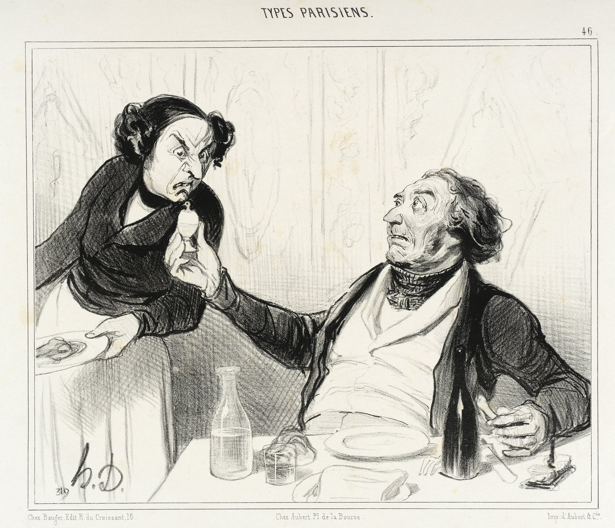 Camarero, ¿qué es eso?... de Honoré Daumier