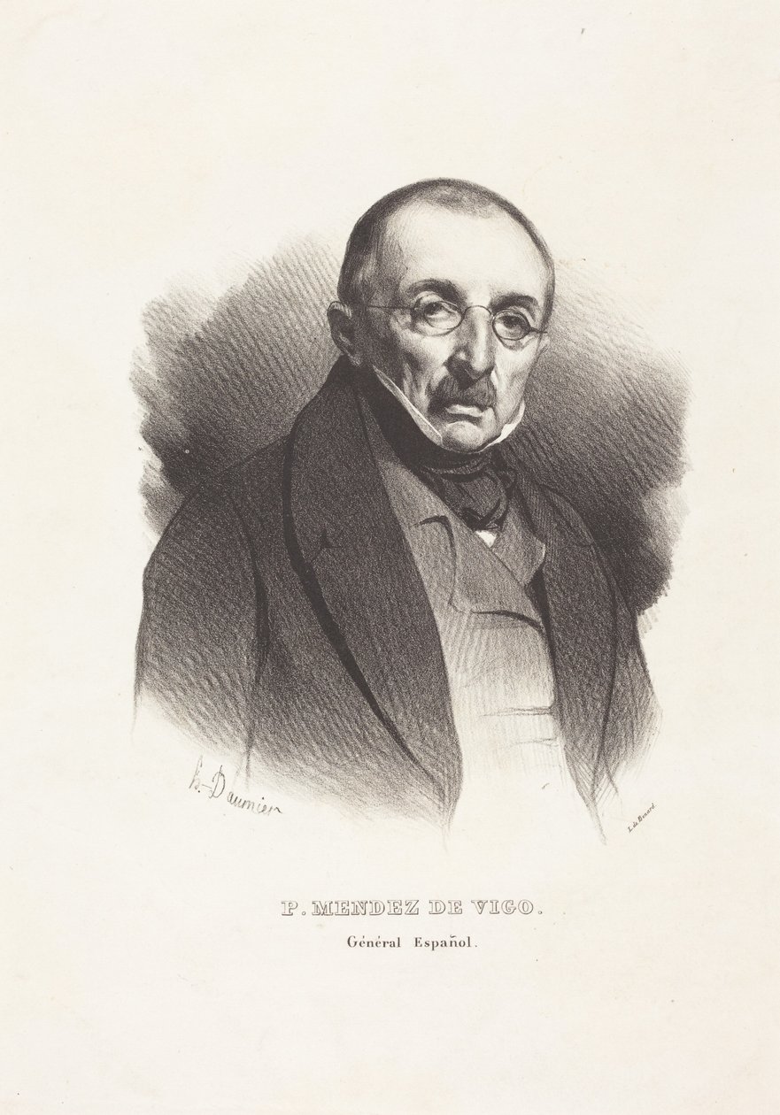 General P. Méndez Vigo de Honoré Daumier