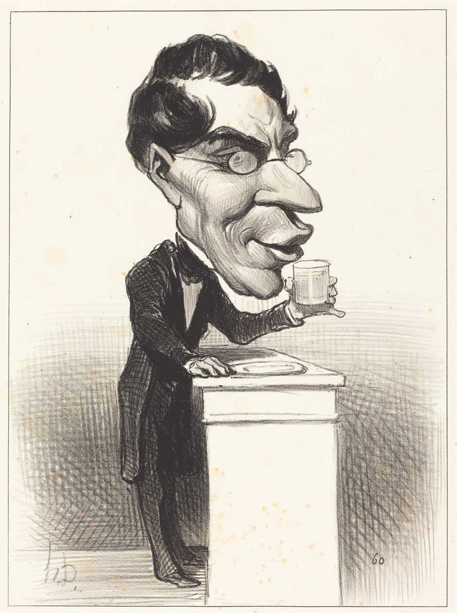 S. M. Augustin Corne de Honoré Daumier