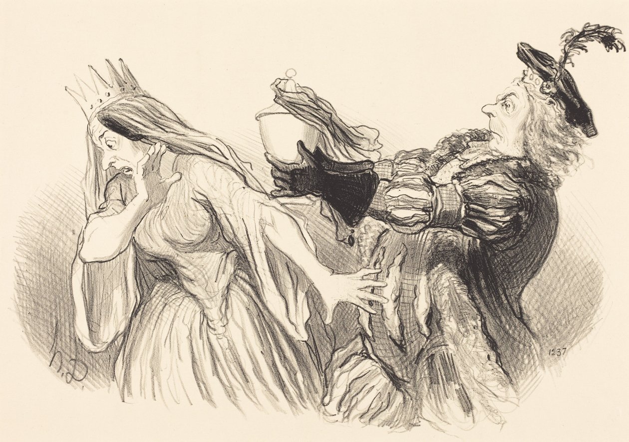 Hamlet de Honoré Daumier
