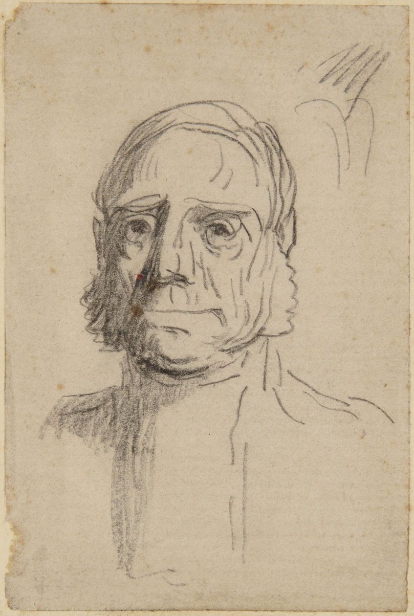 Cabeza de abogado de Honoré Daumier