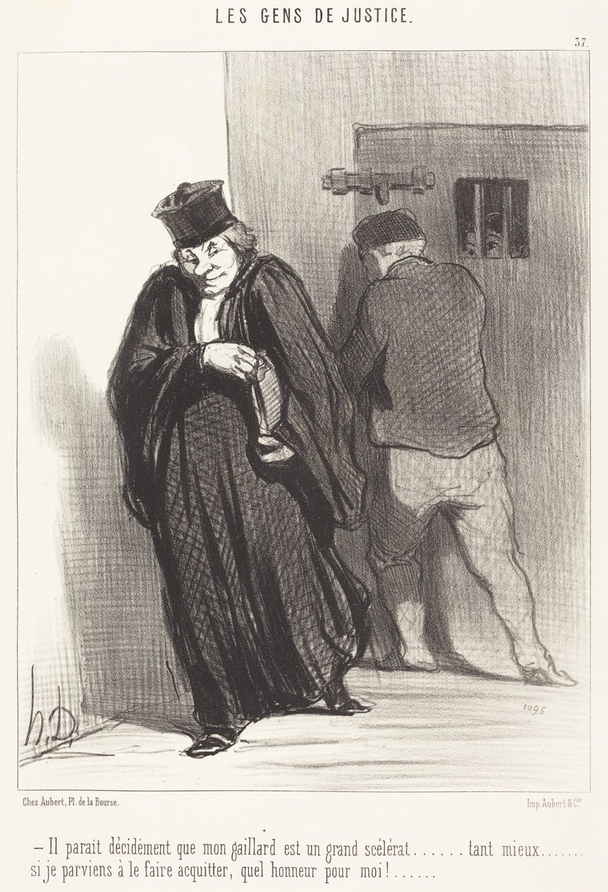 Parece... que mi muchacho es un gran canalla... de Honoré Daumier