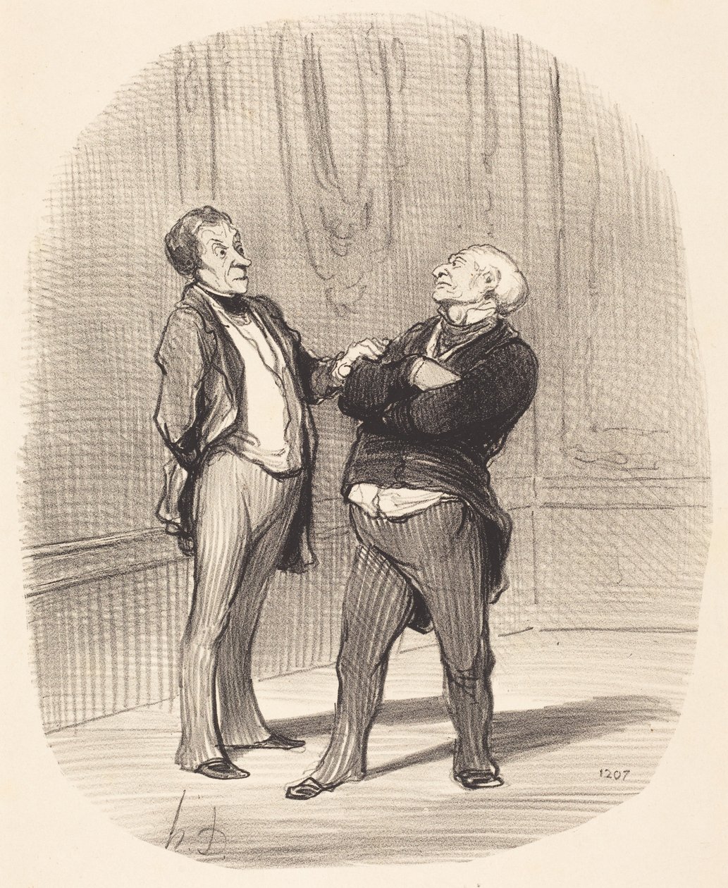 Hay guerra... los alquileres van a... disminuir... de Honoré Daumier