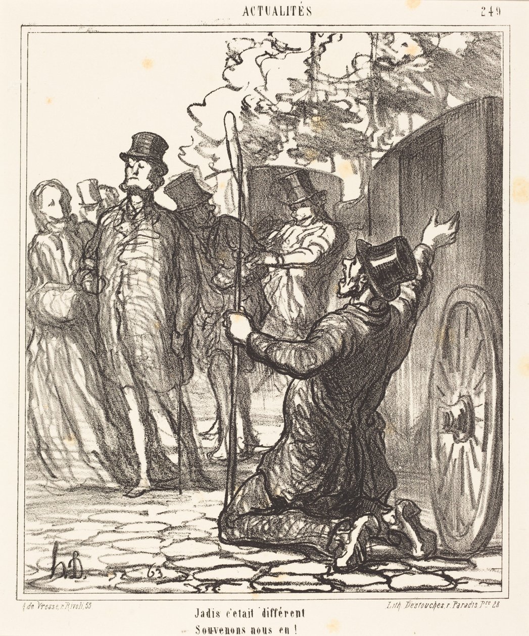 Antes era diferente de Honoré Daumier