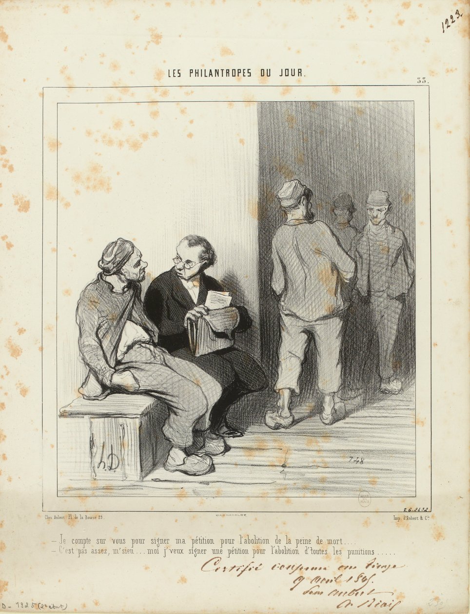 Cuento con vosotros para que firméis mi petición... / 33 de Honoré Daumier