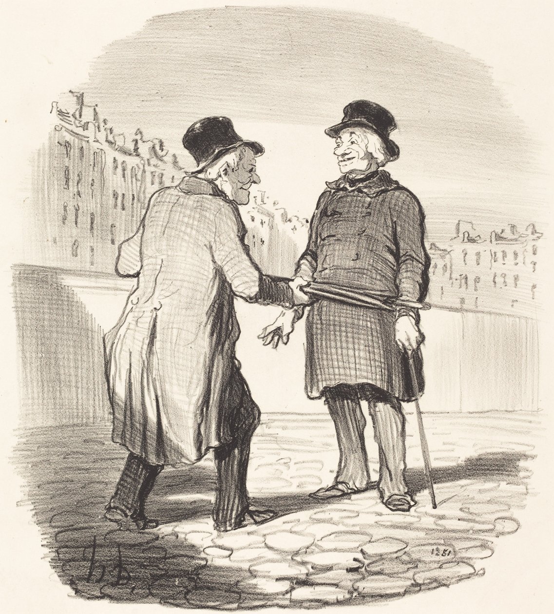 Te arresto, mal sujeto... de Honoré Daumier
